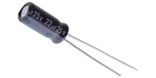 5 x Aluminum Electrolytic Capacitor 22uF 25V 5x11mm Nichicon