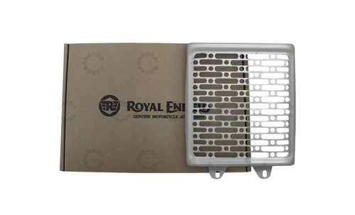 Fits Royal Enfield Silver Oil Cooler Guard Bear/Super Meteor/Interceptor/GT-650 - Picture 7 of 7