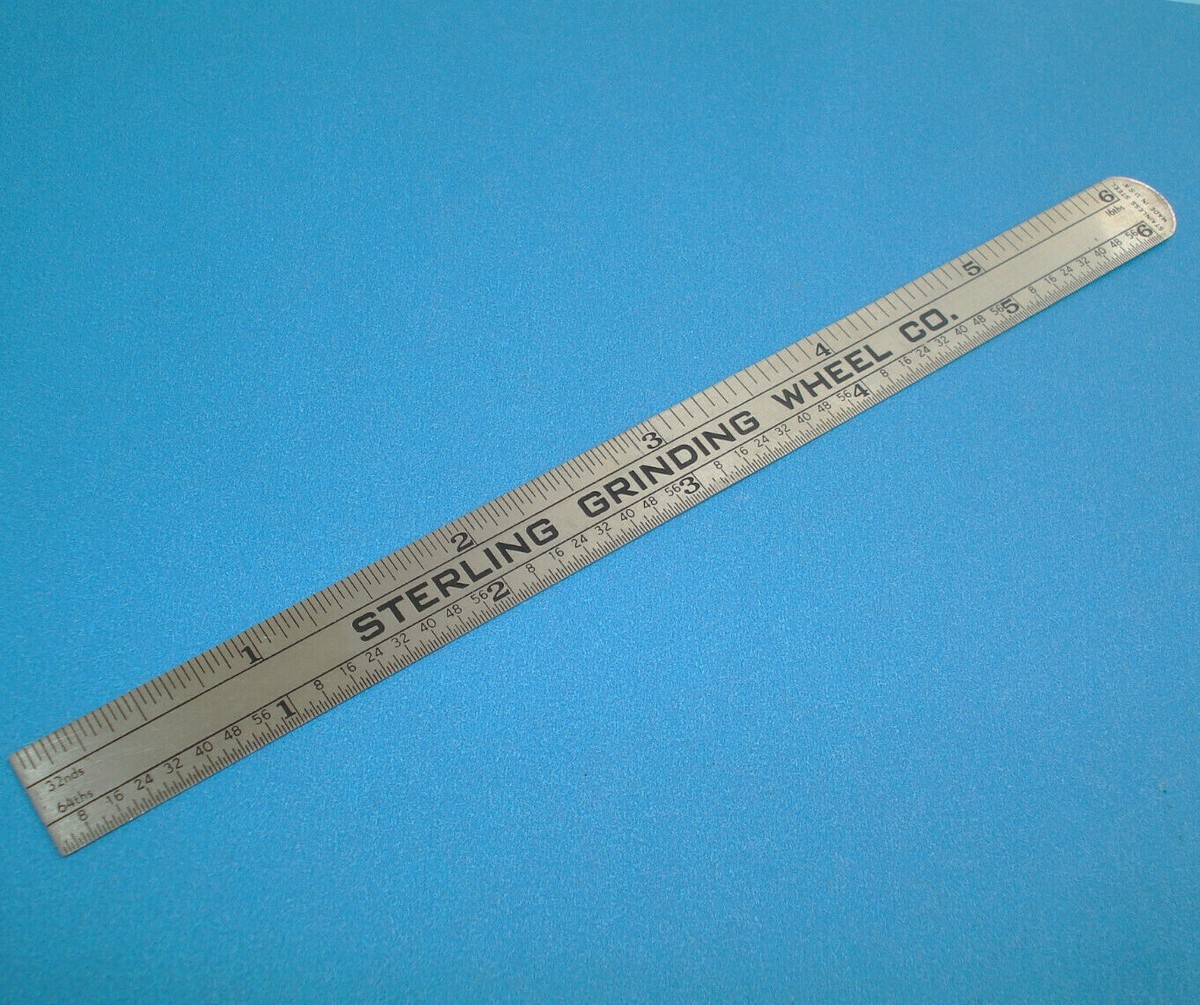 STERLING刻印　Phoebe ／Against The Grain Vintage STERLING GRINDING WHEEL CO. Advertising Stainless Steel