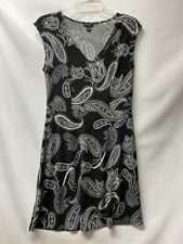 Ann Taylor Sleeveless Floral V-Neck Stretch Pullover Fit & Flare Dress SP