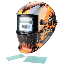 Welding Helmet Auto Darkening Welding Mask with Shade Range 9-13 Solar Powered 