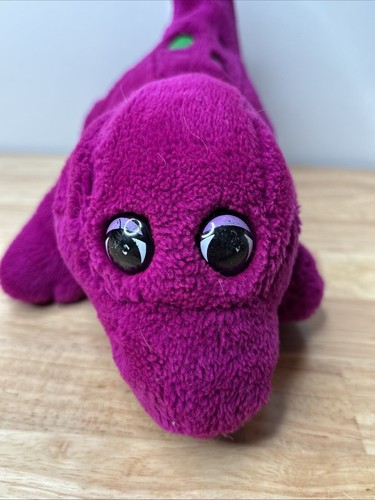 Vintage Barney 1992 DAKIN Dinosaur Plush Lyons Group Stuffed Animal Purple 13" - Picture 5 of 8