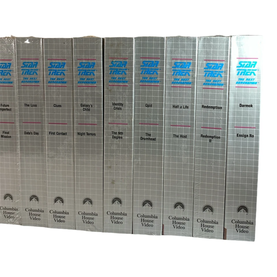 Star Trek The Next Generation VHS Lot of 16 The Collectors Edition 15 sealed new - Image 3 of 4