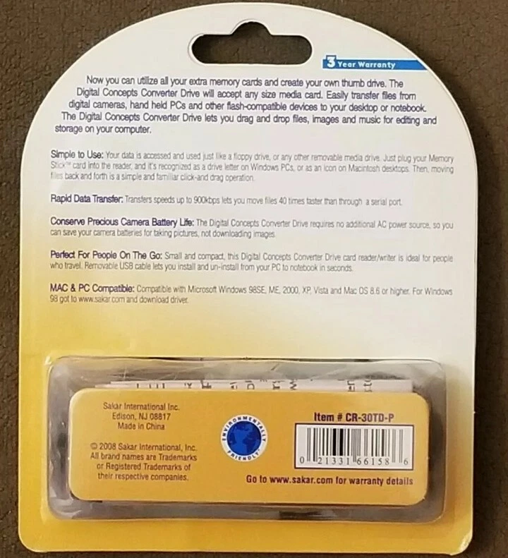 DIGITAL CONCEPTS MEMORY STICK / PRO / PRO DUO CARD READER & WRITER - Image 2 of 2