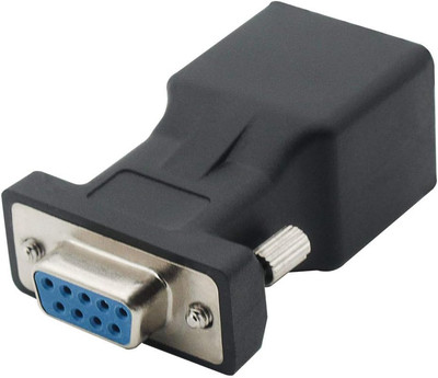DB9 RS232-Buchse auf RJ45-Buchse, DB9 serielle Port-Verlängerung auf LAN, CAT5, 
