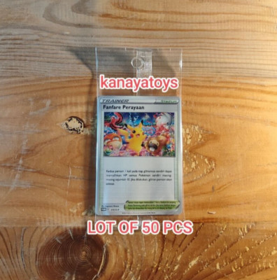 Lot 50 Pokemon INDONESIA Pikachu Fanfare Perayaan Festival Jakarta 374/S-P Promo