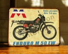 plaque métal vintage Motobécane EW50