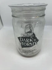 Gosling's Black Seal Bermuda Black Rum Pickilng Jar Glass Dark and Stormy  New