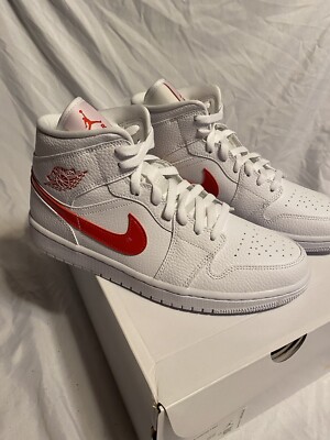 Nike Air Jordan 1 ホワイト/レッド　サイズ28cm Nike Air Jordan 1 Retro High Heritage White Red 555088-161 Men's