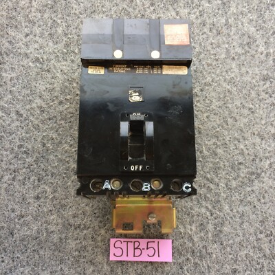 Square D FA36100 Circuit Breaker 100A 600V 3P 14kA 50/60Hz BLACK SAME DAY, SHIPS