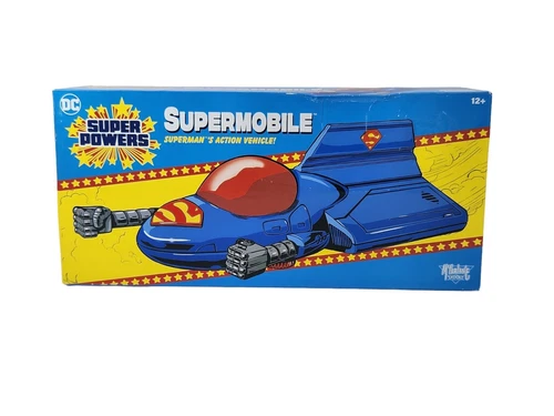 DC Super Powers Supermobile Superman's Action Vehicle by McFarlane Toys BOX WEAR