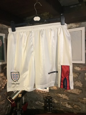 England Football Shorts M Medium Vintage Retro Umbro Football | eBay