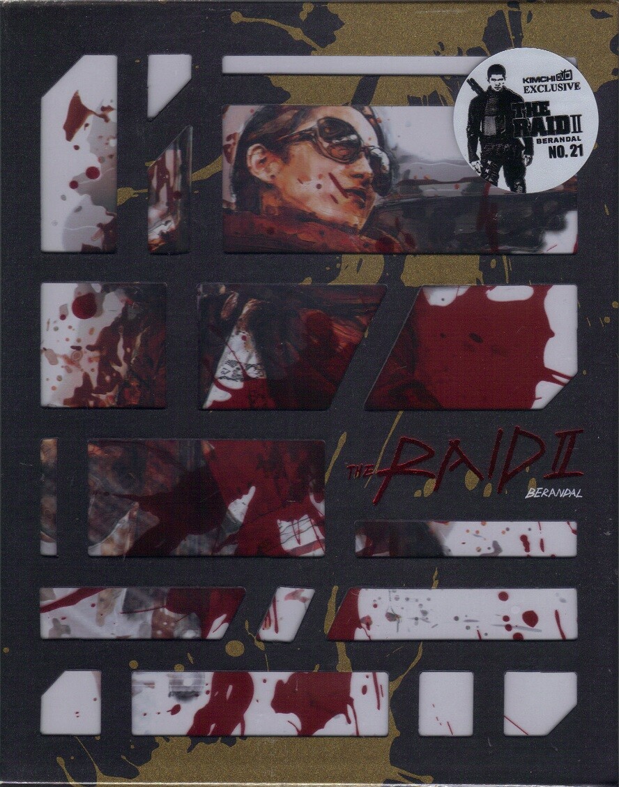 The RAID 2 Berandal Kimchi DVD Black Slip Case Steelbook for