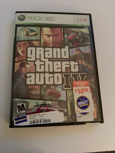 Grand Theft Auto IV Xbox 360 2008 Tested & Working - With Manual - Picture 3 of 4