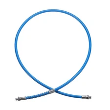 Grease Gun Hose 47.6" 10000 PSI Spring Flex Grease with 1/8" NPT Thread Blue