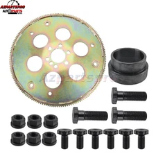 LS Adapter Flexplate W/Bolts Kit LS1 TH400 TH350 700R4 Swap Flywheel SFI 10.75" 