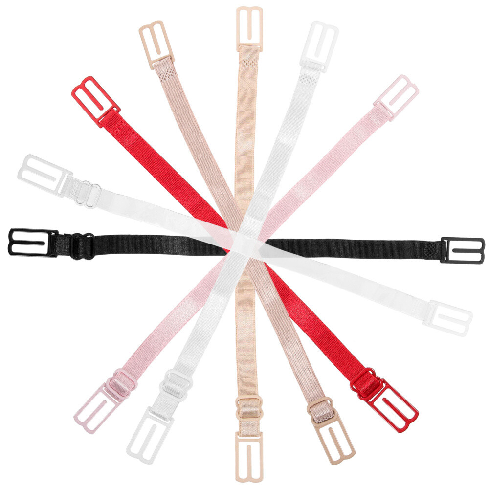 7 Pcs Shoulder Strap Antislip Buckle Dress Strap Clips Bra Miss eBay