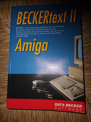 Buch Amiga Beckertext 2, Data Becker, Commodore Computer, ISBN: 3-89011-584-5