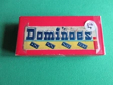 Double Six Dominoes By Halsam 28 Pieces WOOLWORTH BUILDING NYC Vintage