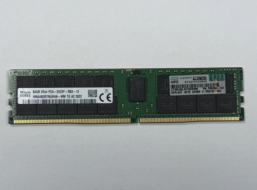 HPE HYNIX 64GB 2Rx4 PC4-2933Y P00930-B21 P06192-001 P03053-7A1 HMAA8GR7MJR4N-WM