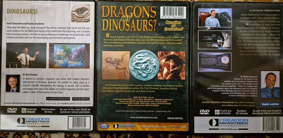 ELEPHANTS IN THE ROOM & DINOSAURS! DVD CHRISTIANITY GOD'S CREATIONS DOCUMENTARY - Image 2 of 3