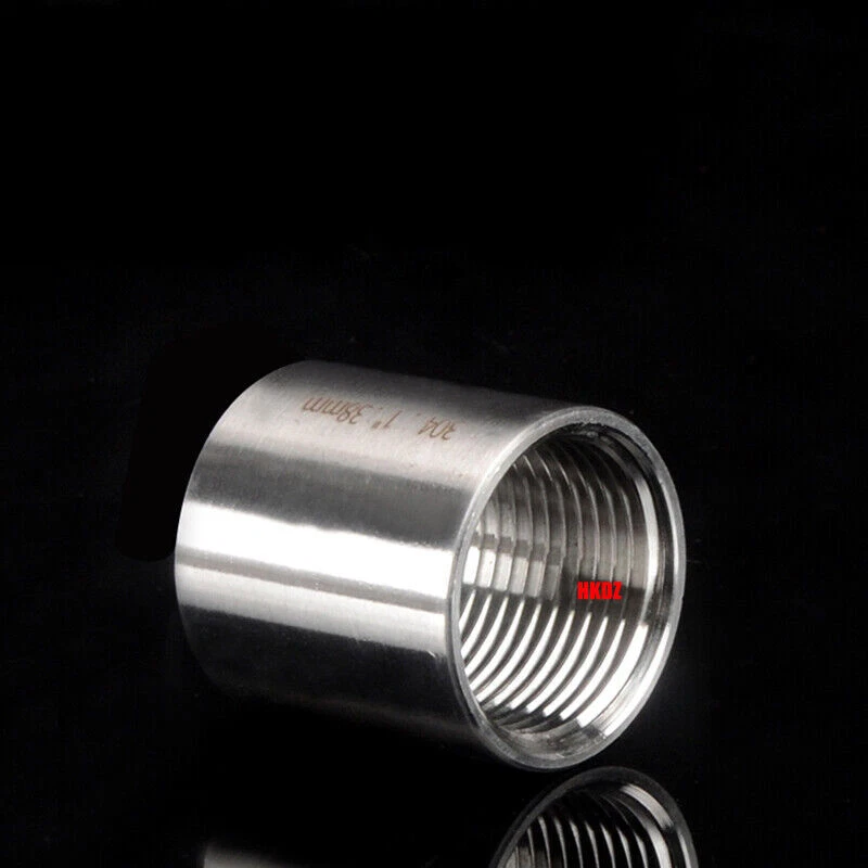 Pipe Fittings Straight Connector304 Stainless Steel 1/8"~4" BSP Female Threaded - Image 4 of 4