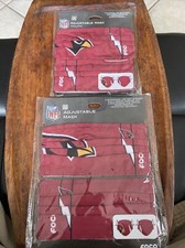New lot of 2 AZ Cardinals Team face Mask set: Men's  Youth/Ladies.