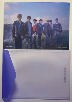 Kpop Enhypen Weverse Pre Order L Folder And Clear A4 Photo Set Official