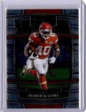 Derrick Gore 2021 Panini Select Concourse #84 RC Kansas City Chiefs Rookie Card