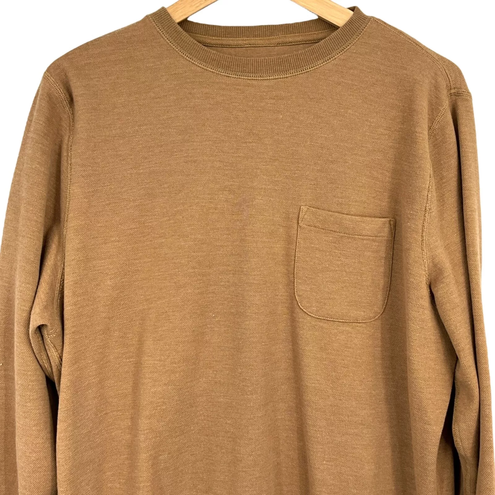 vuori jeffreys fleece pullover long sleeve casual sweatshirt