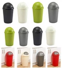 30L & 50L Plastic Bullet Bin Kitchen Office Home Rubbish Waste Dustbin Flap Lid