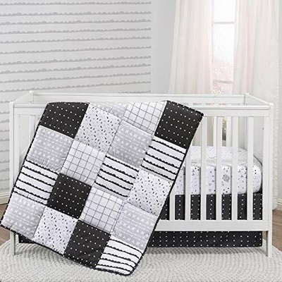 white crib sheet set