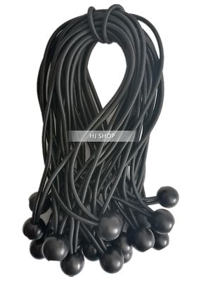 Cal/AJ 25-Pack 9" White Ball Bungee Cords – Heavy Duty Tarp Tie Downs
