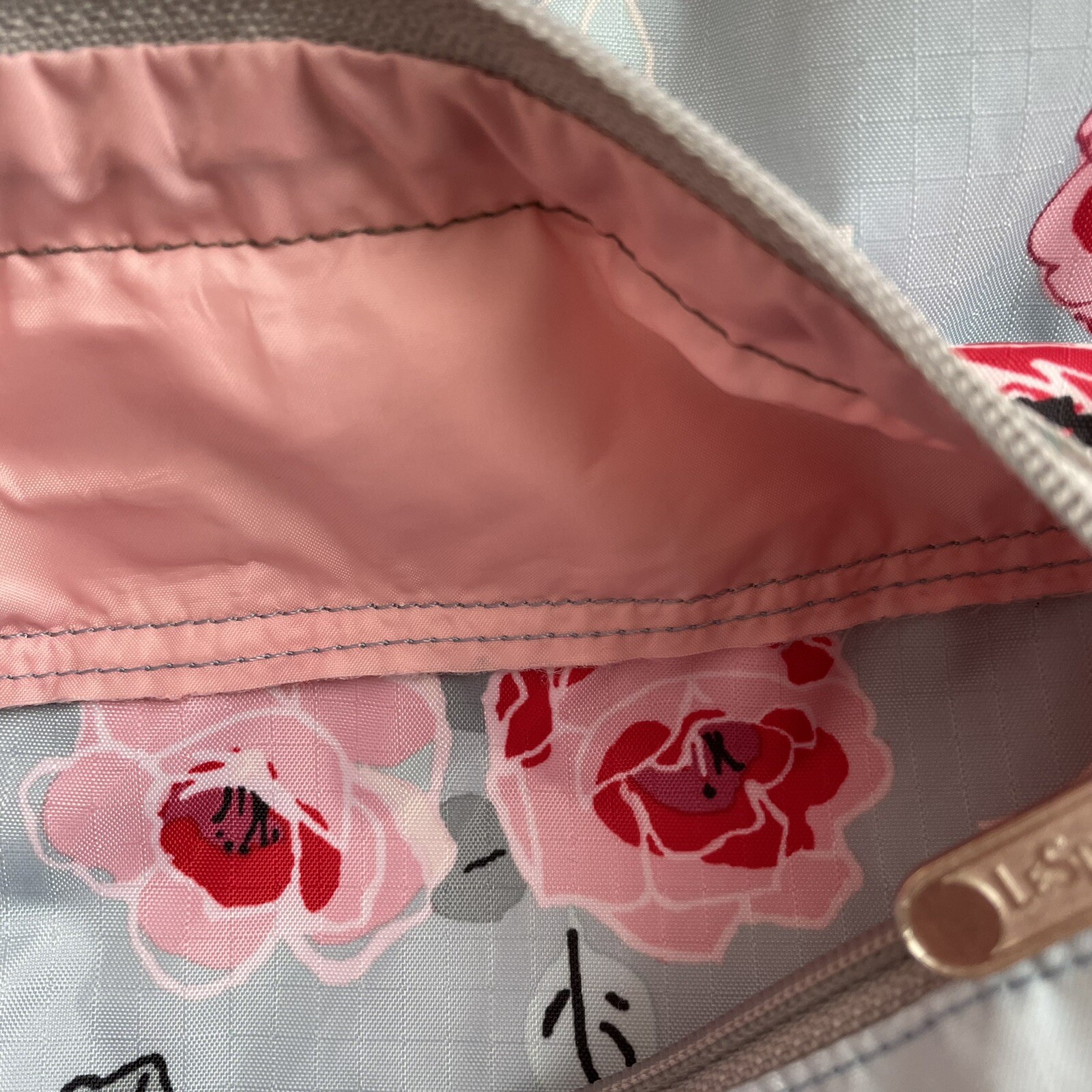 Lesportsac Basic Backpack Garden Sky Rose 7812 D7… - image 7