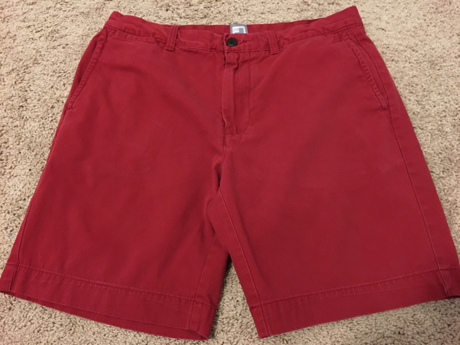 JCP MEN'S W 34 RED QUALITY COMFORTABLE KHAKI CHINO NICE CASUAL SHORTS eBay