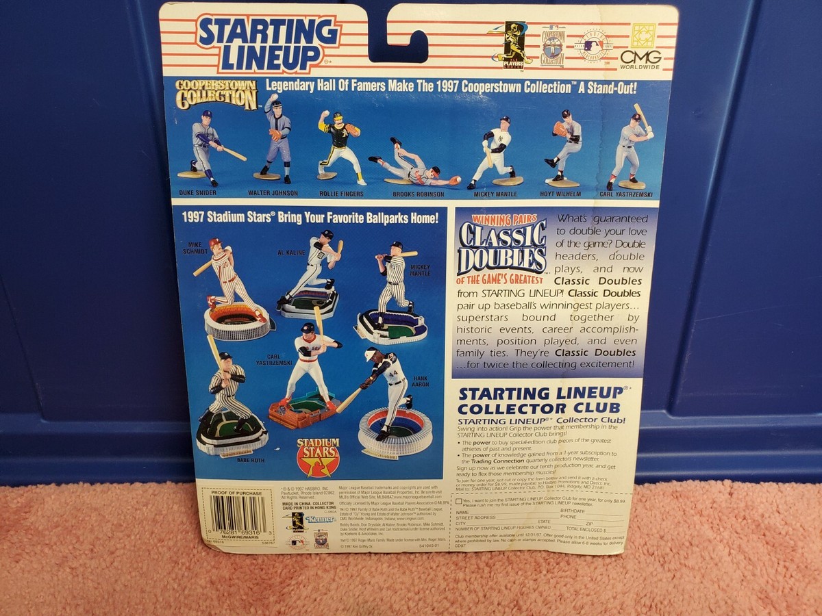 ケナー【MLB】Roger Maris & Mark McGwire 1997 STARTING LINEUP KENNER CLASSIC DOUBLES MARK MCGWIRE ROGER