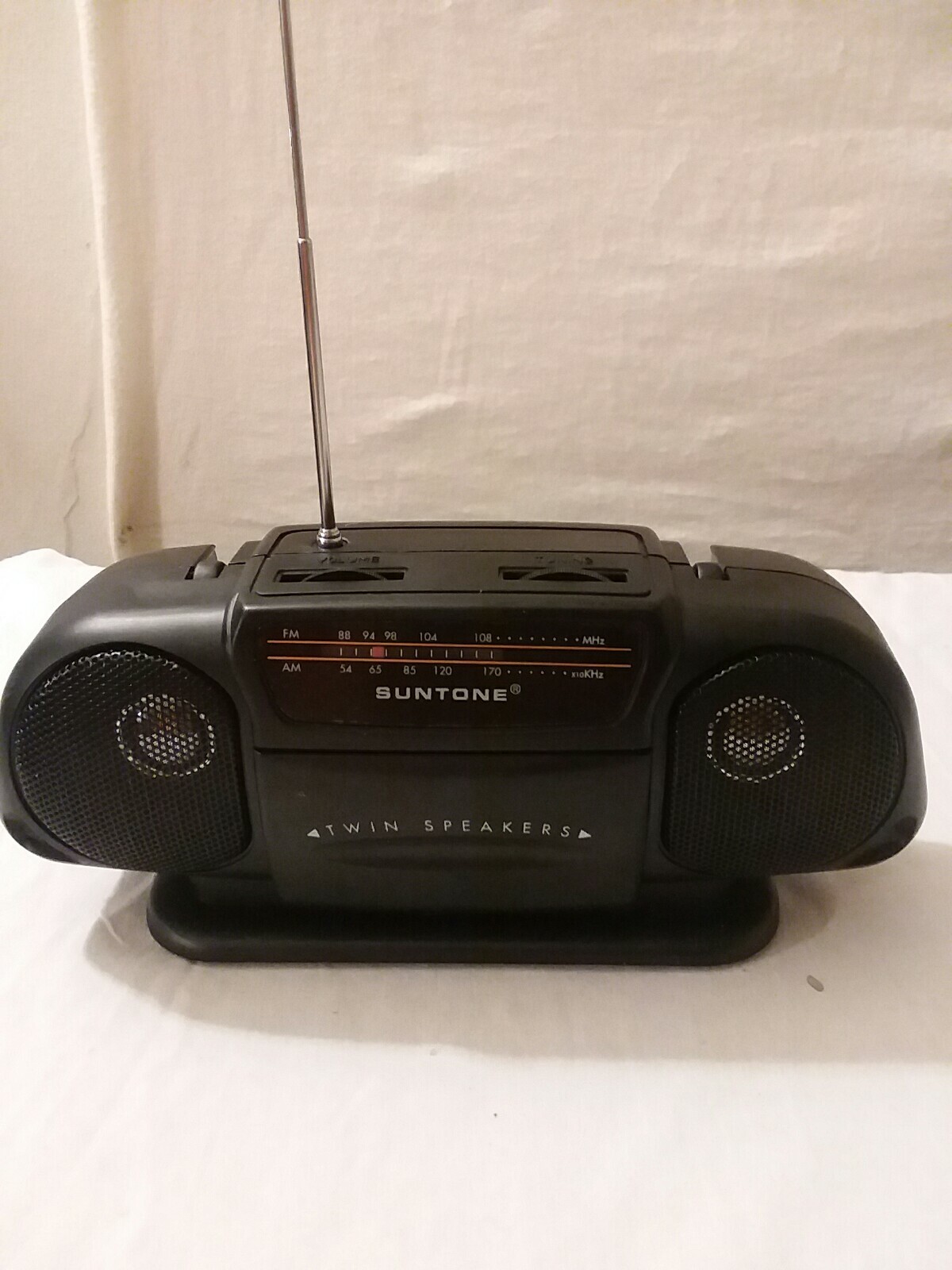 SUNTONE MODEL ELEC2500~PORTABLE BABY MINI BOOM BOX~AM/FM RADIO~BLACK | eBay