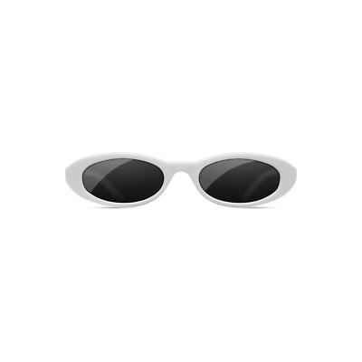 Joel Ighe x CHIMI Small White Oval Sunglasses w/ Dust Bag 