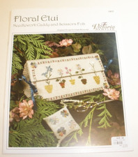 The Victoria Sampler Floral Etui Needlework Caddy and Scissor fob pattern