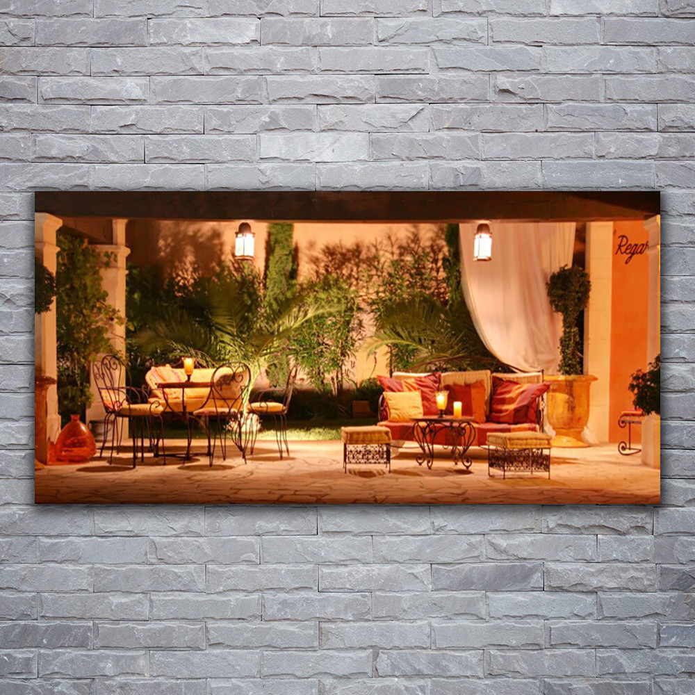 Tableau sur verre acrylique Tulup 120x60 cm pour habiller les murs d'un restaurant