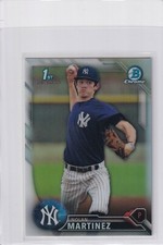 2016 BOWMAN CHROME REFRACTORS 1ST RC NOLAN MARTINEZ YANKEES FIRST DRAFT H5116