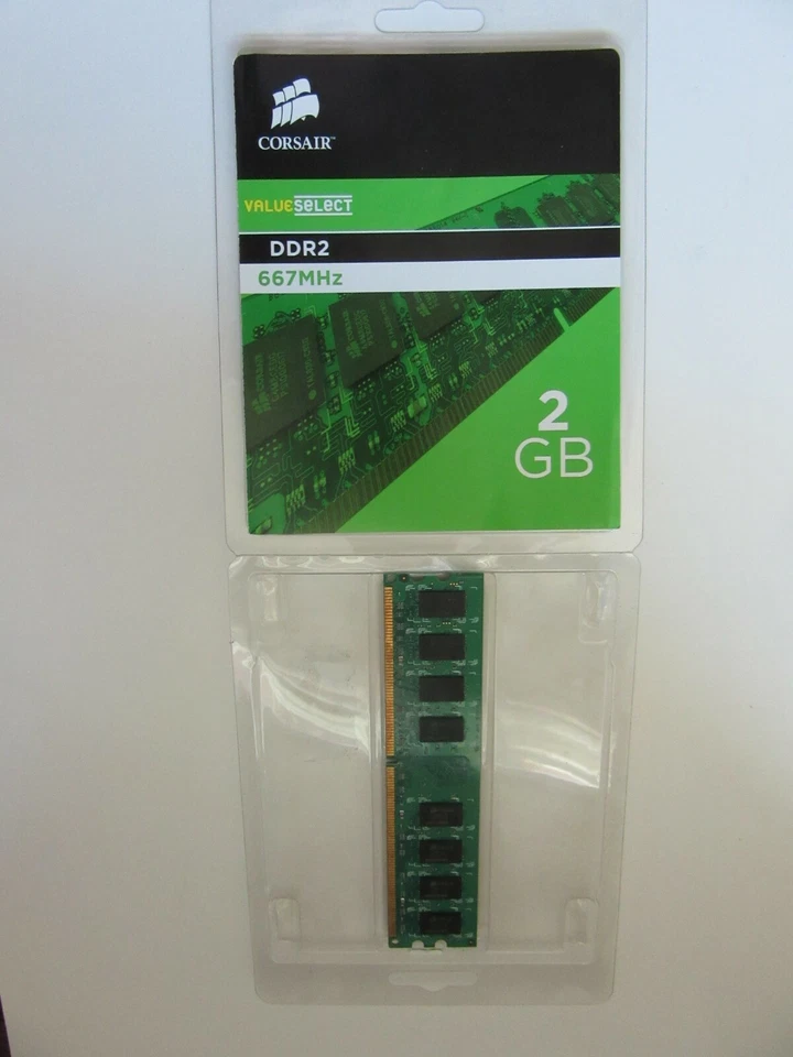 Corsair PC2-5300 (DDR2-667) 2 GB DIMM 667 MHz PC2-5300 DDR2 SDRAM Memory - Image 3 of 4