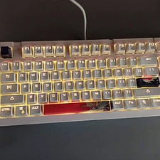 4X Keycap Personalize Keycap Space ESC Enter for Cross Axis Mechanical Keyboard