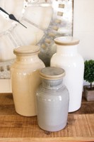 Brayden Studio® Ceramic 3 Piece Kitchen Canister Set on sale Brayden Studio® Ceramic 3 Piece Kitchen Canister Set on sale