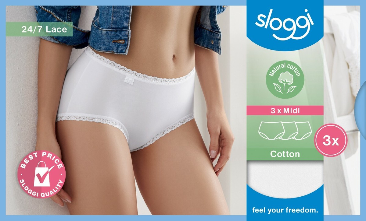 Sloggi 24/7 Cotton Midi Briefs 3 Pack A € 12,00 (oggi) | Migliori - Foto 9