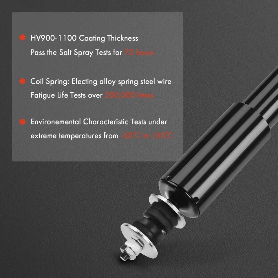 Amortiguador delantero izquierdo y derecho 2 piezas para Ford Mustang II Pinto Mercury Bobcat Foto 4 de 4