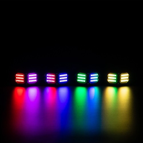 AUXBEAM 4x RGB LED Rock Light Multicolor Neon Underglow Light APP&Remote Control - Picture 9 of 12