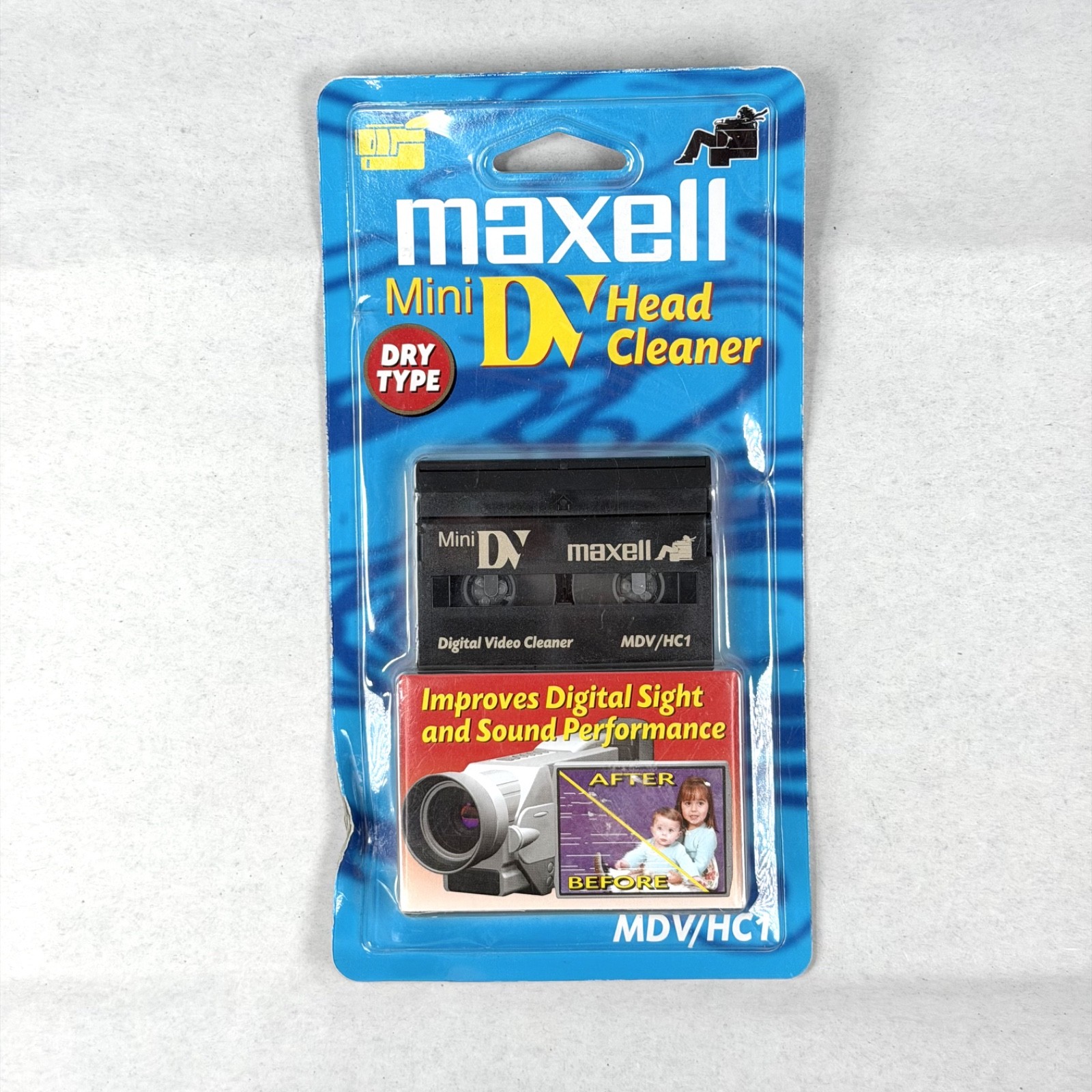 Maxell Mini DV Head Cleaner Dry Type Digital Video Cleaner MDV/HC1 / New Sealed