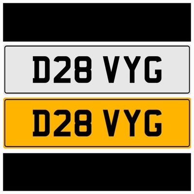 D28 VYG DAV DAVY DAVE DAVID DAVYS DAVIS DAVINA DVD PREFIX PRIVATE NUMBER PLATE