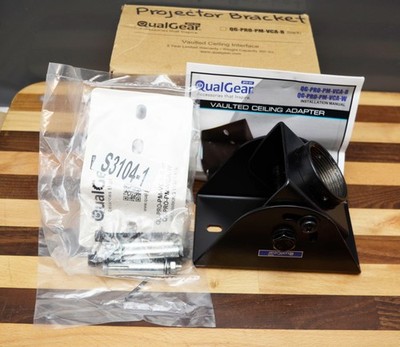 QualGear QG-PRO-PM-VCA-B Suspended Ceiling Adapter For Projector - Black